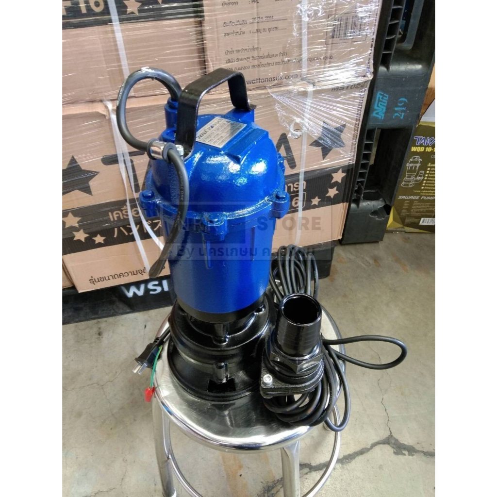 ภาพเพิ่มเติมของ MRT029 / WQD10-12-0.75 ปั้มไดโว่ 750W ปั้มแซ่ จุ่ม 1HP งานหนัก *ดูดโคลน* 2 นิ้ว TAKARA นิยมนำไปประกอบ เครื่องยิงทรายน้ำ