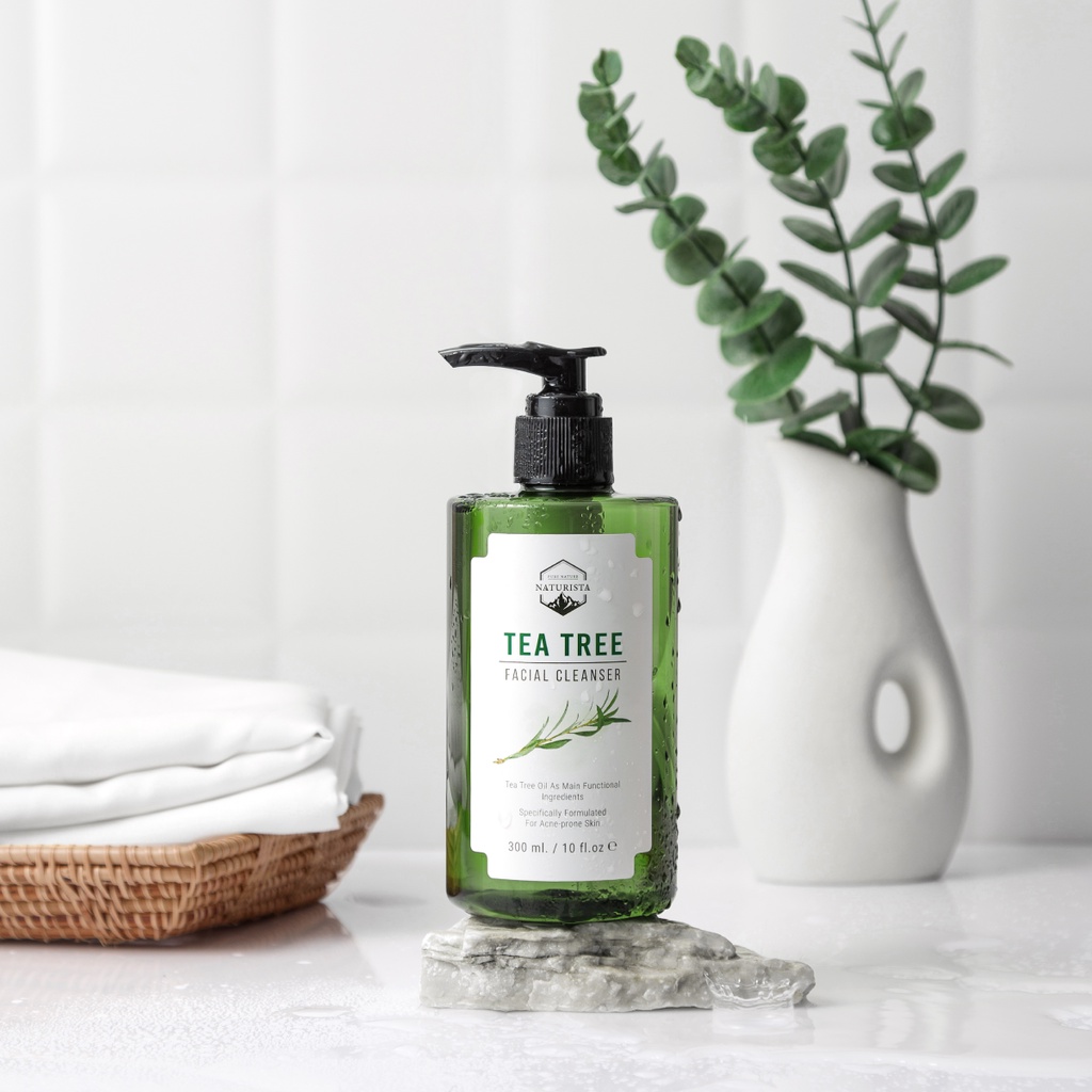ภาพเพิ่มเติมของ Naturista เจลล้างหน้าทีทรี สำหรับคนเป็นสิว และผิวแพ้ง่าย Tea Tree Facial Cleanser 300ml