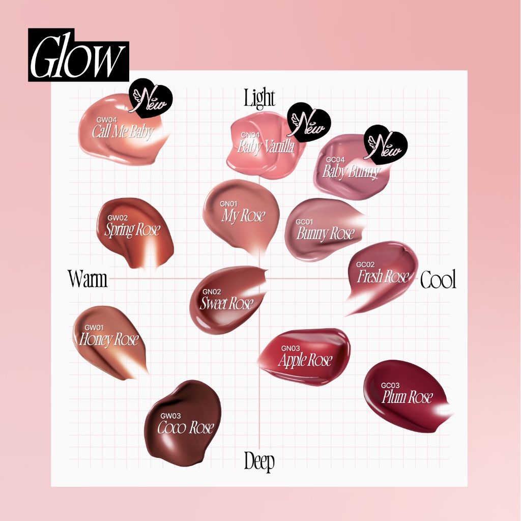ภาพเพิ่มเติมของ [fwee] Rose Obsession Stay-fit Lip Tint (24 สี)