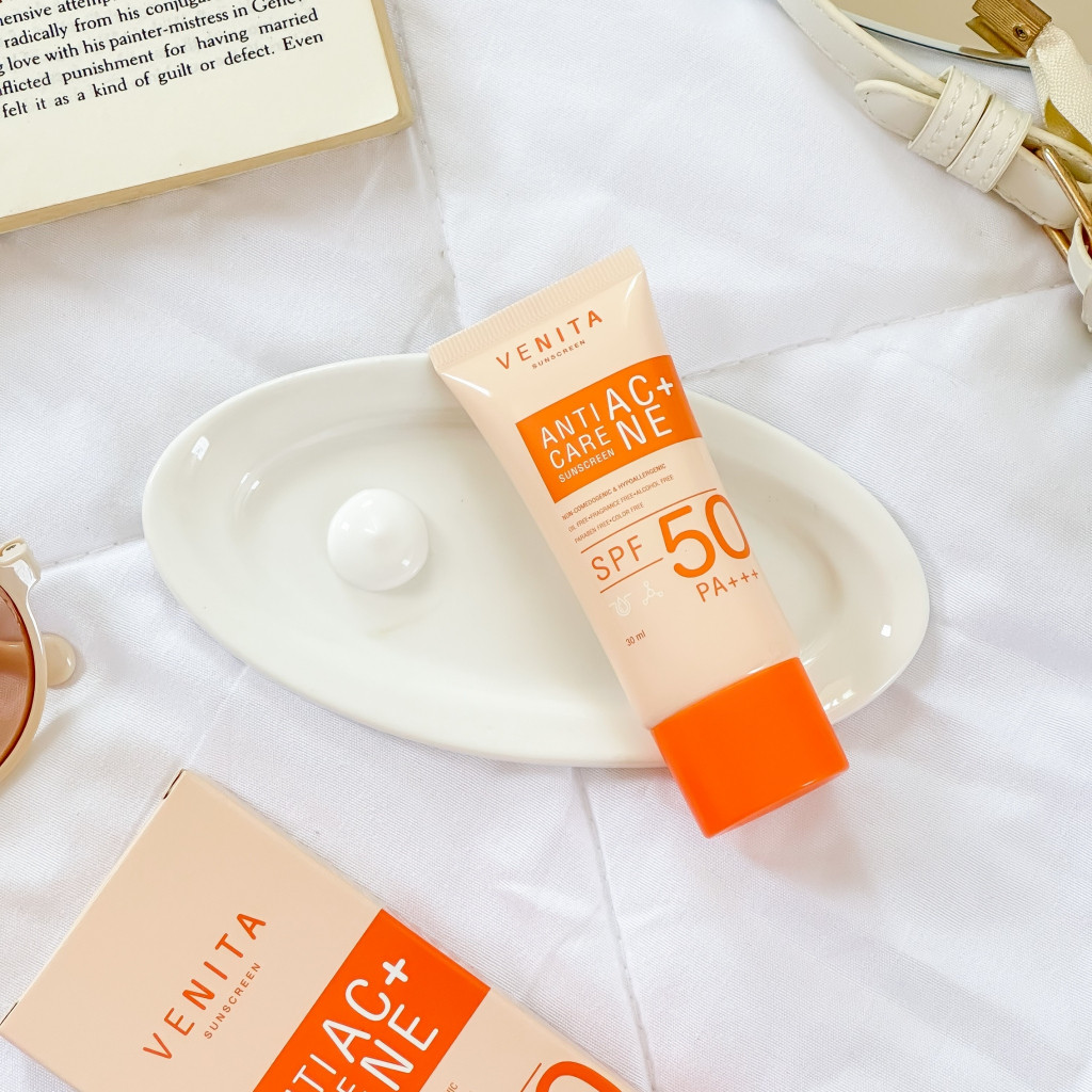 ภาพเพิ่มเติมของ VENITA ครีมกันแดดเวนิต้า Venita Anti-Acne Care Sunscreen SPF50/PA+++plus เนื้อครีมเจล ซึมเร็ว
