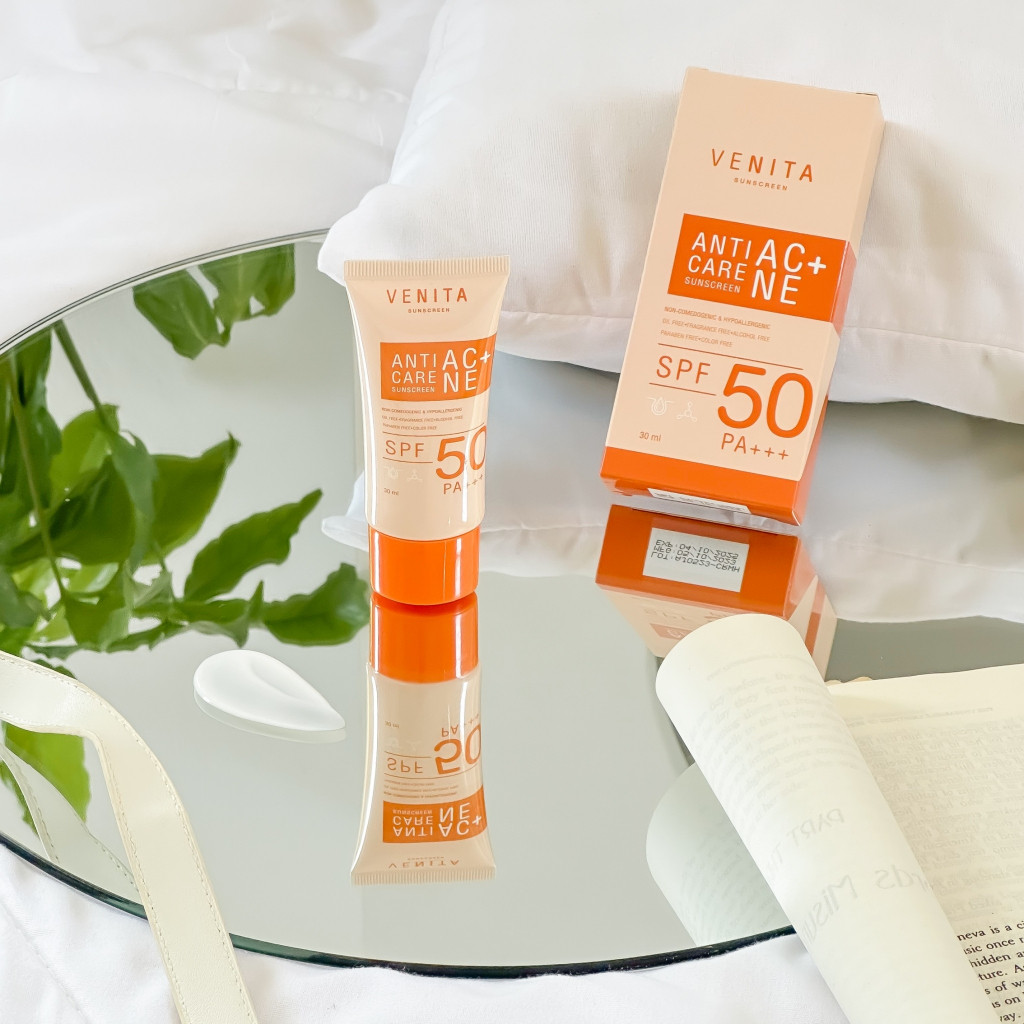 ภาพเพิ่มเติมของ VENITA ครีมกันแดดเวนิต้า Venita Anti-Acne Care Sunscreen SPF50/PA+++plus เนื้อครีมเจล ซึมเร็ว