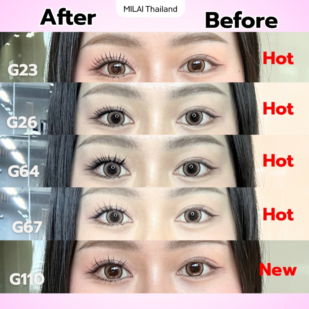 ภาพเพิ่มเติมของ 【ซื้อครบ3กล่องแถมแหนบ】MILAIขนตาปลอมกาวในตัว ติดง่าย เรียงเส้นสวย เป็นธรรมชาติ มีให้เลือกครบทุกสไตล์