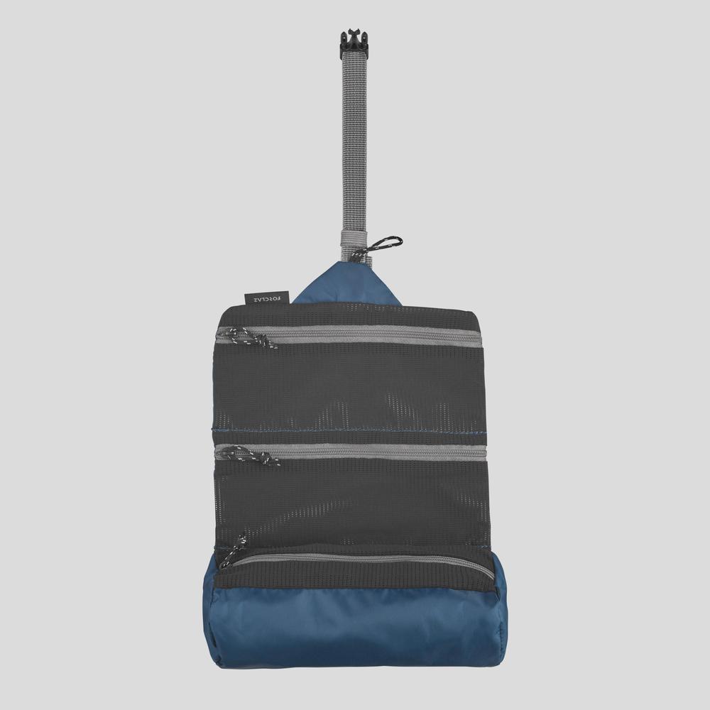 ภาพเพิ่มเติมของ Decathlon Ultra Light And Compact Toiletry Bag กระเป๋าใส่อุปกรณ์อาบน้ำแบบพับได้น้ำหนักเบาเป็นพิเศษสำหรับเทรคกิ้ง - Blue