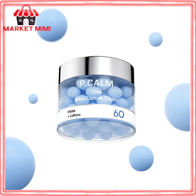 P.CALM PDRN Caffeine Blue Capsule 60 Cream 50ml | ครีมอวบอ้วนวอลลุ่ม | ดีพ ไฮเดรชั่น | ดูแลคกระชับ | PDRN & คาเฟอีน | สกินแคร์เกาหลี #PCALM #PDRN #BlueCapsuleCream