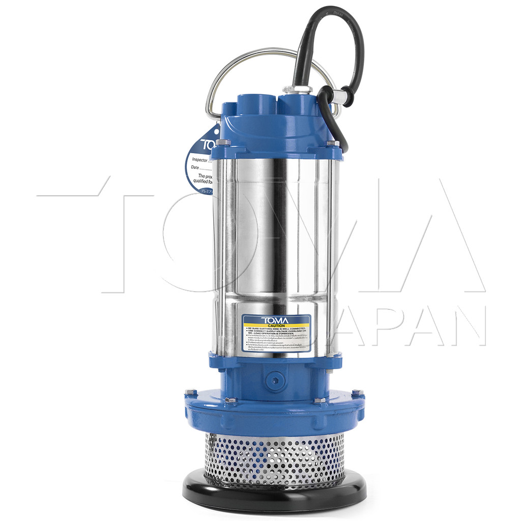 ภาพเพิ่มเติมของ TOMA JAPAN ปั๊มแช่สแตนเลส 1 นิ้ว 550W 0.7HP ไดโว่ Submersible Stainless Steel Pump รุ่นเทอร์โบงานหนัก TM-TURBO-660 1นิ้ว