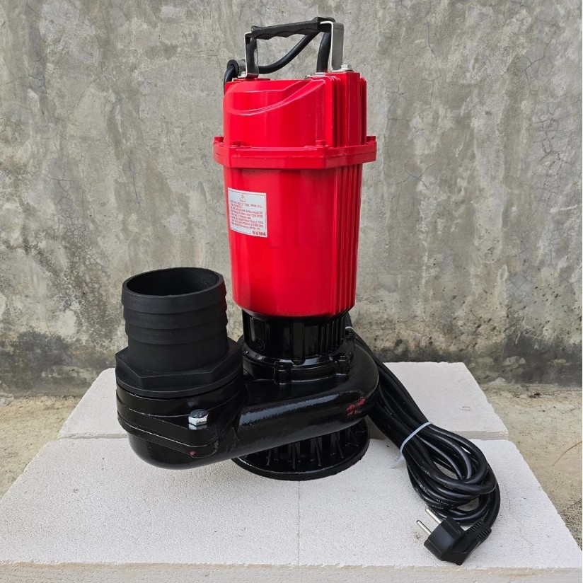 ภาพเพิ่มเติมของ ปั๊มแช่ดูดน้ำเสีย 4 นิ้ว 3/4HP 220V ปั๊มระบายน้ำท่วม ปั๊มจุ่มน้ำเสีย ใบพัดใหญ่ ใช้งานหนัก ไฟ2สาย