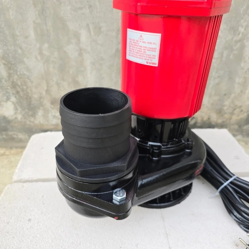 ภาพเพิ่มเติมของ ปั๊มแช่ดูดน้ำเสีย 4 นิ้ว 3/4HP 220V ปั๊มระบายน้ำท่วม ปั๊มจุ่มน้ำเสีย ใบพัดใหญ่ ใช้งานหนัก ไฟ2สาย