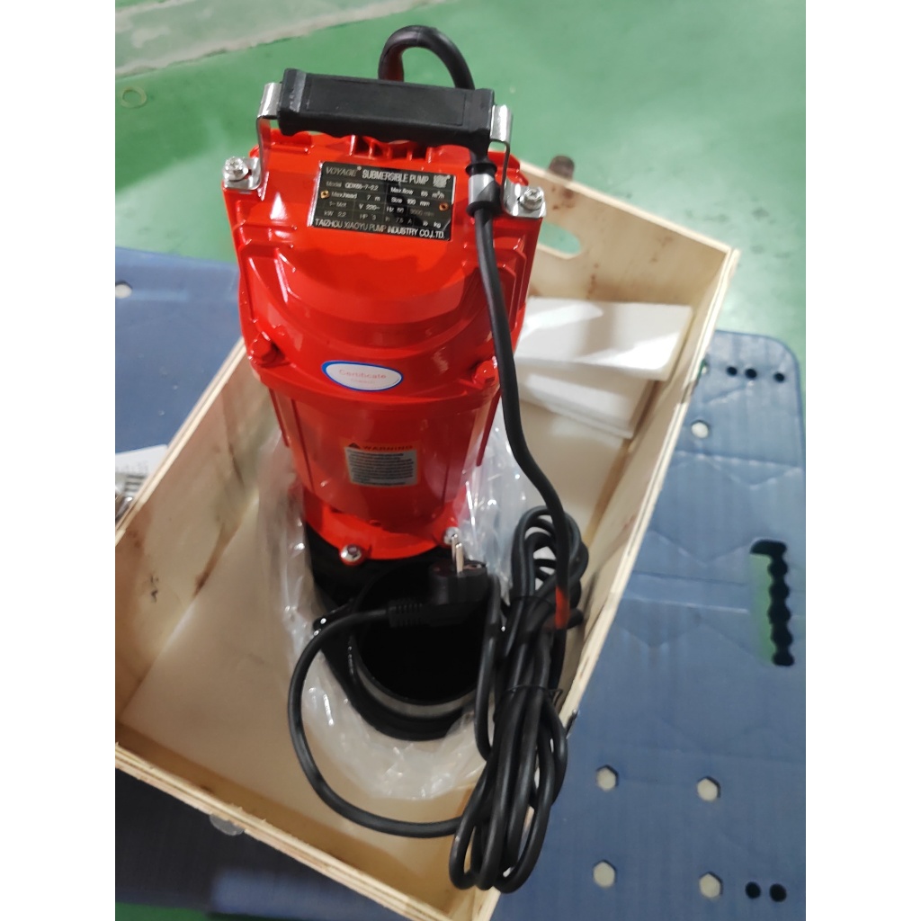 ภาพเพิ่มเติมของ ปั๊มแช่ดูดน้ำเสีย 4 นิ้ว 3/4HP 220V ปั๊มระบายน้ำท่วม ปั๊มจุ่มน้ำเสีย ใบพัดใหญ่ ใช้งานหนัก ไฟ2สาย