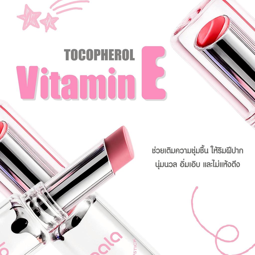 ภาพเพิ่มเติมของ PALA ลิป เนื้อมูสครีมมี่ ฟินิชซอฟต์แมตต์ COLOR HOLDING NON-STICK CUP LIPSTICK กันน้ำ ติดทน 10เฉดสี 3g แบรนด์ไทย มีอ.ย.