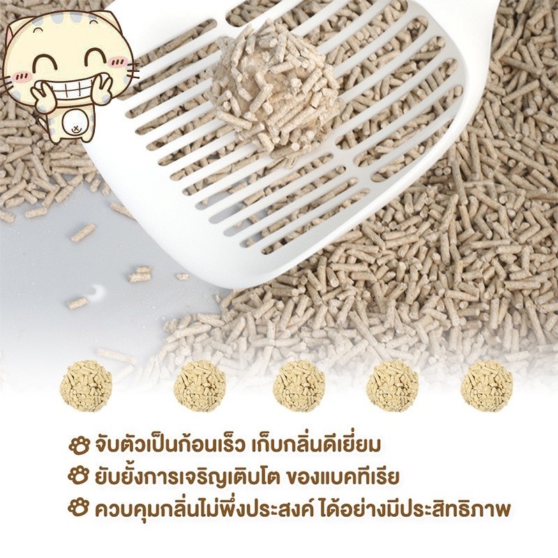 ภาพเพิ่มเติมของ 30L🔥พร้อมส่งทรายแมว ทรายเต้าหู้ออร์แกนิค ผลิตจากกากถั่วเหลืองธรรมชาติ ทรายแมว จับตัวเป็นก้อนเร็ว Cat Litter