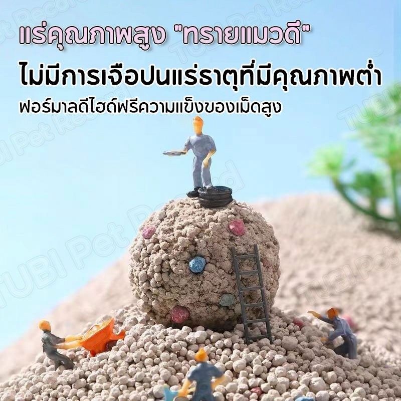 ภาพเพิ่มเติมของ Pet Record ทรายแมวผสม 2kg ทรายแมวเต้าหู้ เบนโทไนท์+แคทแบบเต้าหู้ 💜ลาเวนเดอร์ ✅ดับกลิ่นแรงสุด!