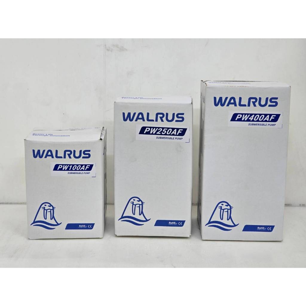 ภาพเพิ่มเติมของ ปั้มแช่ ไดโว่ 1.5นิ้ว/250w , 2นิ้ว/400-800w WALRUS รุ่น PW- A (ไม่มีลูกลอย) PW-AF (มีลูกลอย)
