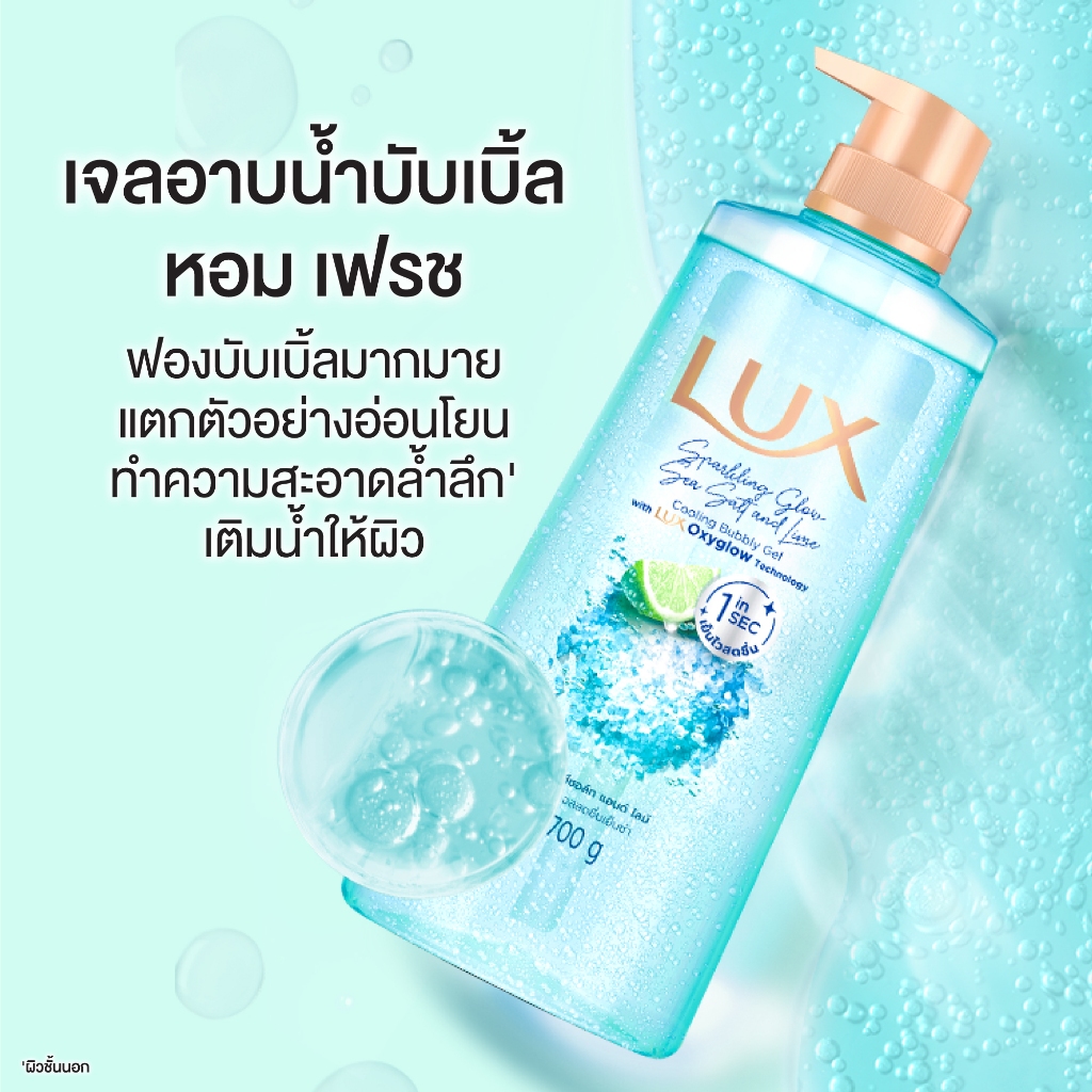 ภาพเพิ่มเติมของ ใหม่! เจลอาบน้ำ ลักส์ สปาร์คกลิ้ง ขนาด 700กรัมx1-x2 Lux Sparkling 700gx1-x2 (เลือกสูตรด้านใน)