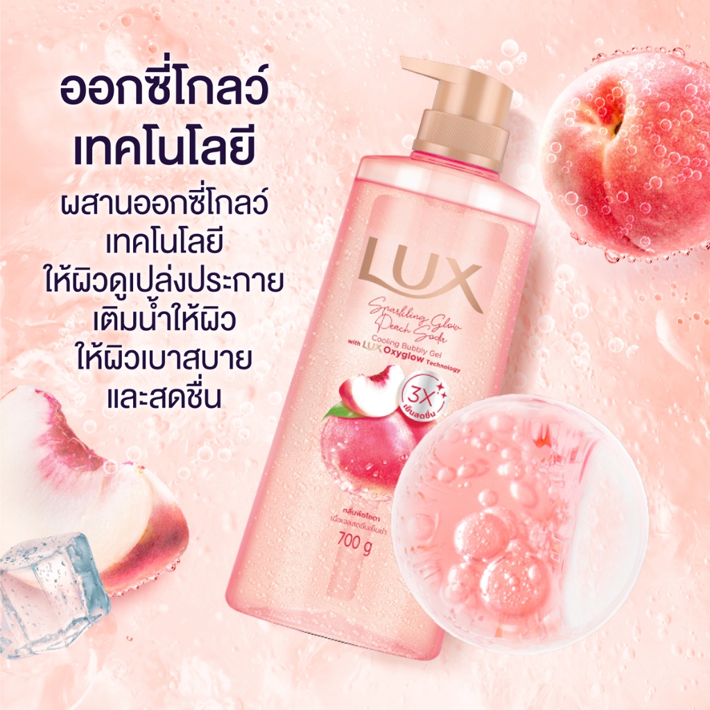 ภาพเพิ่มเติมของ ใหม่! เจลอาบน้ำ ลักส์ สปาร์คกลิ้ง ขนาด 700กรัมx1-x2 Lux Sparkling 700gx1-x2 (เลือกสูตรด้านใน)