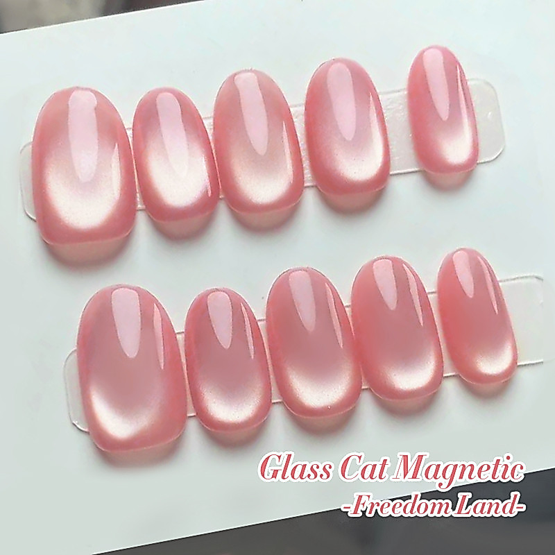 ภาพเพิ่มเติมของ 【Local】BORN PRETTY สีชมพูลูกปัดแก้วคริสตัลแมวตาแม่เหล็กเจลเล็บ Freedom Land Jelly กึ่งถาวร Soak Off UV เจลเคลือบเงา 10ml