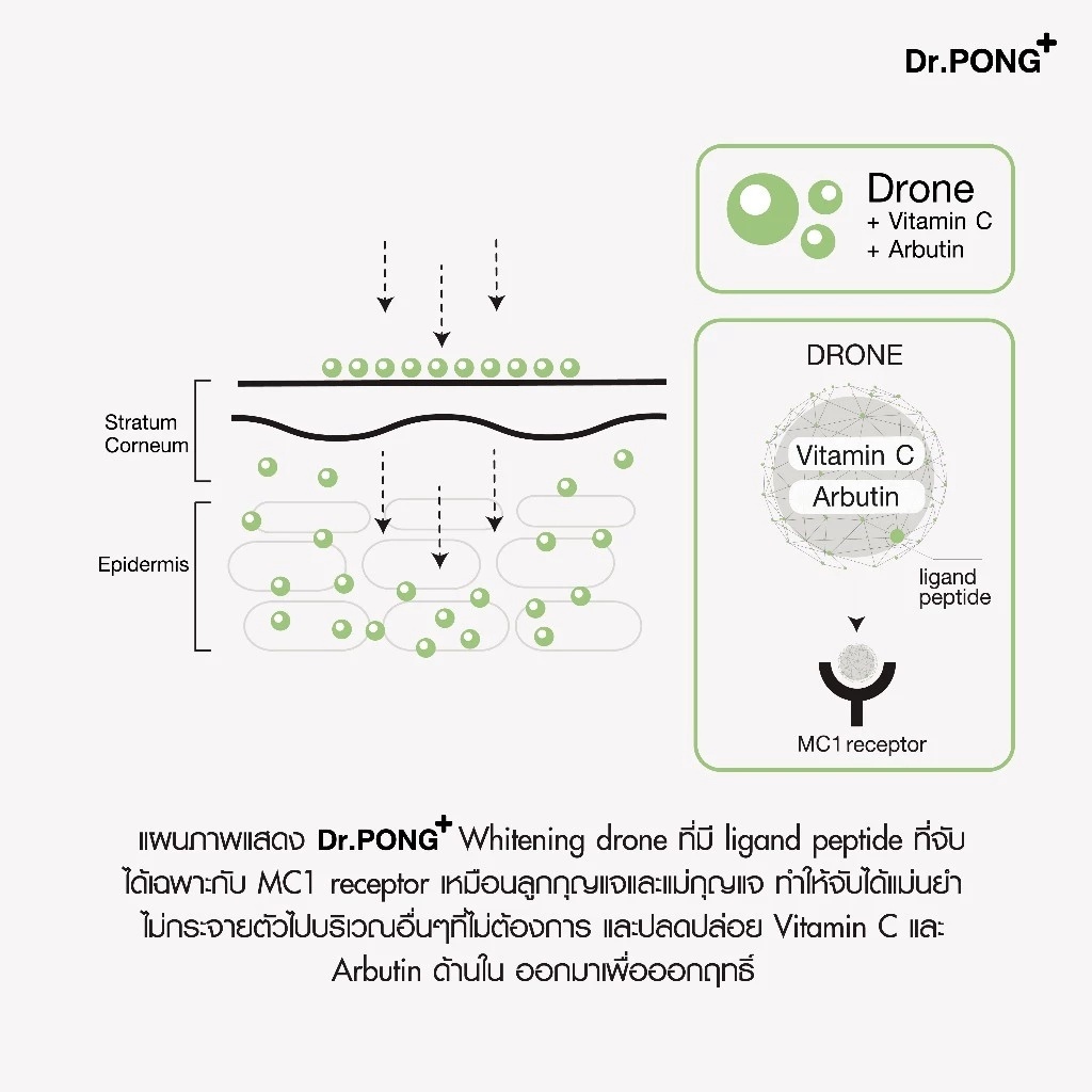ภาพเพิ่มเติมของ Dr.PONG 28D Whitening Drone Acne Serum เป็นเซรั่มรักษาสิวที่ยังช่วยกําจัดจุดด่างดํา รอยสิว และรูปลักษณ์ที่คล้ํา