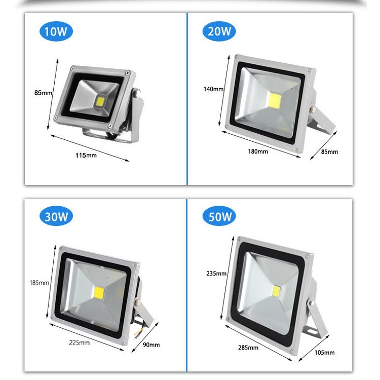 ภาพเพิ่มเติมของ 10W 20W 30W 50W 100W กันน้ํา LED น้ําท่วม 12V 24V Floodlight โคมไฟแรงดันไฟฟ้าต่ําความปลอดภัย LED ทํางานสําหรับ Offroad ขับรถ Marine ตกปลาเรือ Deck Tarwler SUV รถแทรกเตอร์