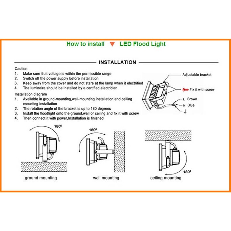 ภาพเพิ่มเติมของ 10W 20W 30W 50W 100W กันน้ํา LED น้ําท่วม 12V 24V Floodlight โคมไฟแรงดันไฟฟ้าต่ําความปลอดภัย LED ทํางานสําหรับ Offroad ขับรถ Marine ตกปลาเรือ Deck Tarwler SUV รถแทรกเตอร์
