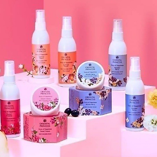 ภาพเพิ่มเติมของ [แท้.โค้ดส่งฟรี] สเปย์ผมหอม ตัวหอม Oriental Princess Story of Happiness hair cologne spray 100ml