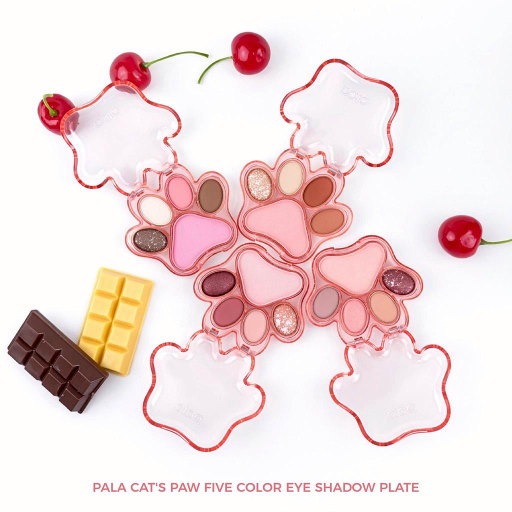 ภาพเพิ่มเติมของ PALA อายแชโดว์ CAT'S PAW FIVE COLOR EYE SHADOW PLATE ขนาด7g. มี4เฉดสี ปัดตา สีสวย ติดทน มีกลิตเตอร์ แบรนด์ไทย มีอ.ย.