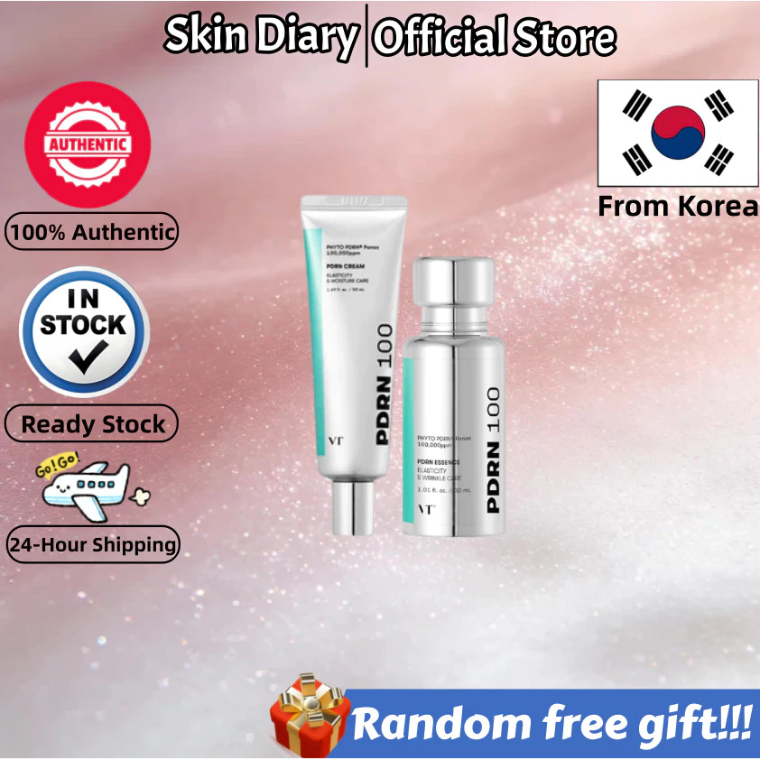 [VT] PDRN ESSENCE 100 30ml /PDRN Cream 100 50ml/บํารุงอย่างลึกและเพิ่มความยืดหยุ่นของผิว