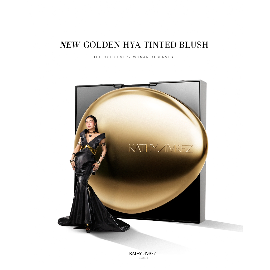 ภาพเพิ่มเติมของ บลัชทองคำ KATHY AMREZ GOLDEN HYA TINTED BLUSH 1 ชิ้น