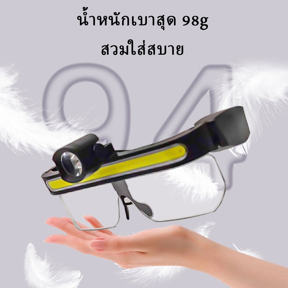 ภาพเพิ่มเติมของ WinsTime T40 Ultra Light LED ไฟหน้า, Dual Light COB น้ําท่วมและสปอตไลท์ LED, Type-C ชาร์จ IPX4 ไฟฉายหัวกันน้ําพร้อมจอแสดงผลพลังงานสําหรับตกปลา Camping Cycli