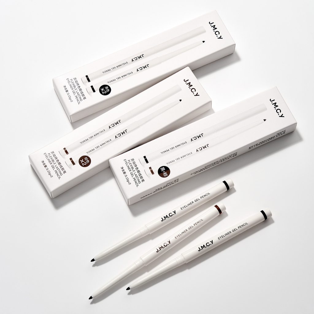 ภาพเพิ่มเติมของ 【ซื้อ 1 แถม 1】JMCY อายไลเนอร์ อัลตร้าไฟน์ กันน้ำและกันเหงื่อ ป้องกันรอยเปื้อน ทำให้ดวงตาดูสดใสขึ้น สร้างลุคแต่งตาที่ดูมีมิติมากขึ้น มีอ.ย.Slim Long-Lasting Gel Eyeliner