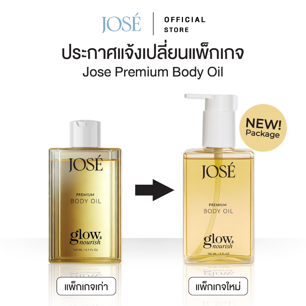ภาพเพิ่มเติมของ [บริษัทโดยตรง] - JOSE Premium Body Oil Matcha Critus โจเซ่ พรีเมียม บอดี้ ออยล์ กลิ่นมัทฉะ ซิตรัส 1 ขวด