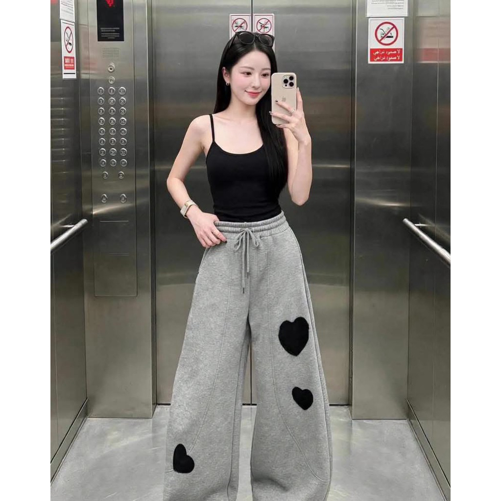 ภาพเพิ่มเติมของ ทั้งเซต(เสื้อสานเดี่ยว+กางเกงหัวใจ) s m l ใส่ได้ อก32-40 กางเกงเอว 23-32