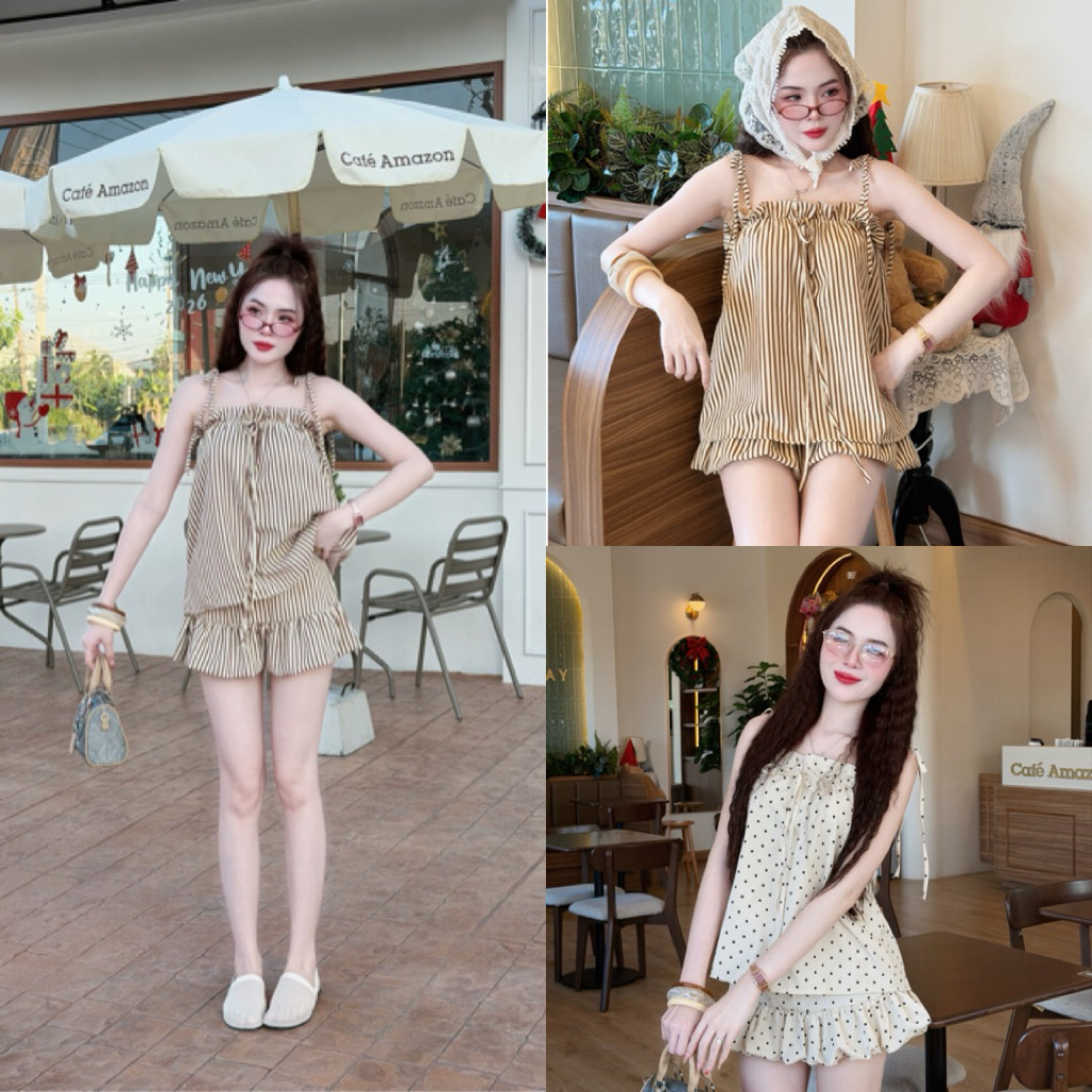 ภาพเพิ่มเติมของ ชุดเซตมินิเดรสบอลลูนผูกไหล่