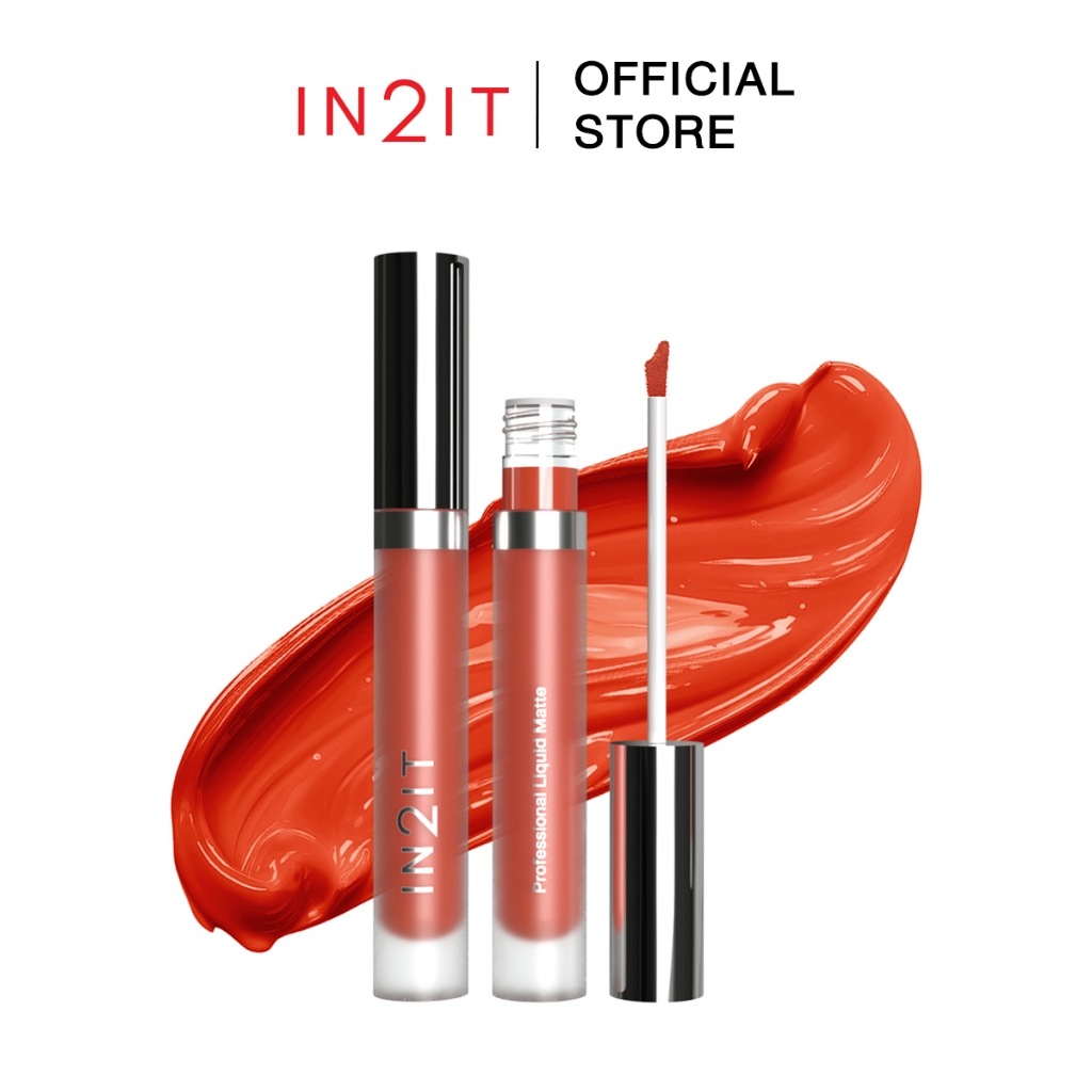 ภาพเพิ่มเติมของ (ส่งด่วน) IN2IT Professional Liquid Matte - ลิปแมตต์ปากเด่นไม่ดรอป [PVM]