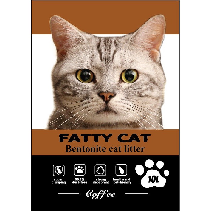 ภาพเพิ่มเติมของ คุ้มสุดๆ ทรายเเมวภูเขาไฟFatty cat กลิ่นหอม10 ลิตร จับตัวเป็นก้อนมีขนาดเล็กกว่าทรายเม็ดกลมทั่วไป ใช้งานได้นาน