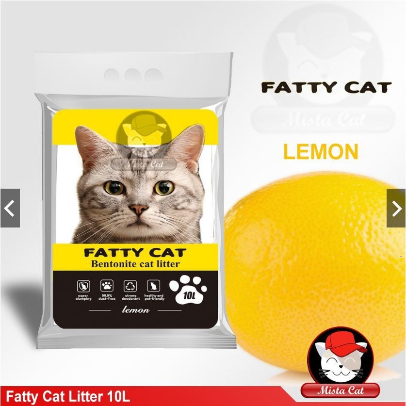 ภาพเพิ่มเติมของ คุ้มสุดๆ ทรายเเมวภูเขาไฟFatty cat กลิ่นหอม10 ลิตร จับตัวเป็นก้อนมีขนาดเล็กกว่าทรายเม็ดกลมทั่วไป ใช้งานได้นาน