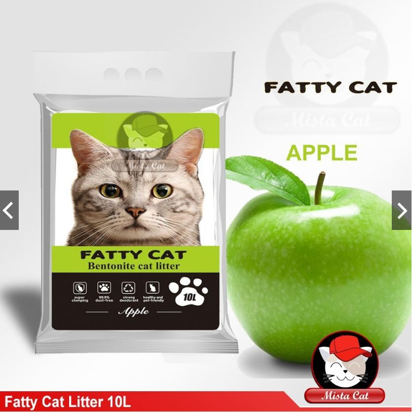 ภาพเพิ่มเติมของ คุ้มสุดๆ ทรายเเมวภูเขาไฟFatty cat กลิ่นหอม10 ลิตร จับตัวเป็นก้อนมีขนาดเล็กกว่าทรายเม็ดกลมทั่วไป ใช้งานได้นาน