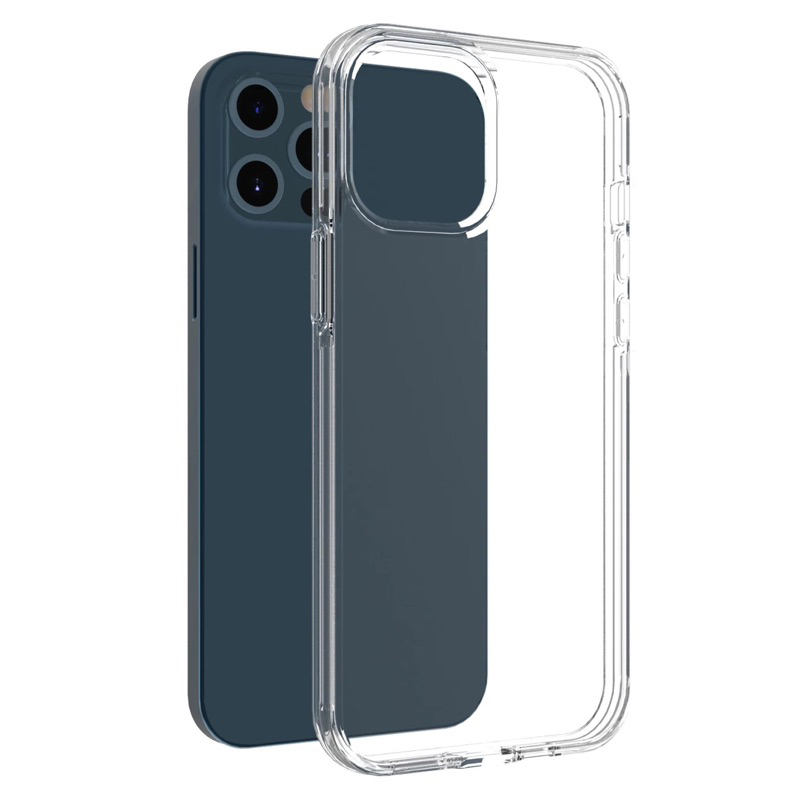 ภาพเพิ่มเติมของ เคสใส สำหรับ iPhone ขอบนิ่มหลังแข็ง(TPU + PC ) เคสกันกระแทก 15 Pro Max 17 16 14 13 11 12 Pro Max 13 12 15 Pro 14 15 plus