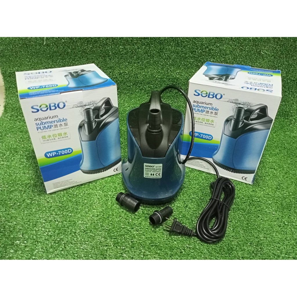ภาพเพิ่มเติมของ ปั๊มน้ำ SOBO WP-100D, WP-200D, WP-300D, WP-500D, ปั๊มน้ำไดโว่ คุณภาพยอดนิยม(ราคาถูก)
