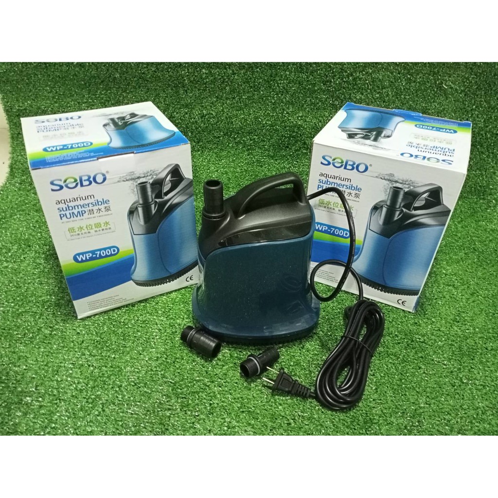 ภาพเพิ่มเติมของ ปั๊มน้ำ SOBO WP-100D, WP-200D, WP-300D, WP-500D, ปั๊มน้ำไดโว่ คุณภาพยอดนิยม(ราคาถูก)