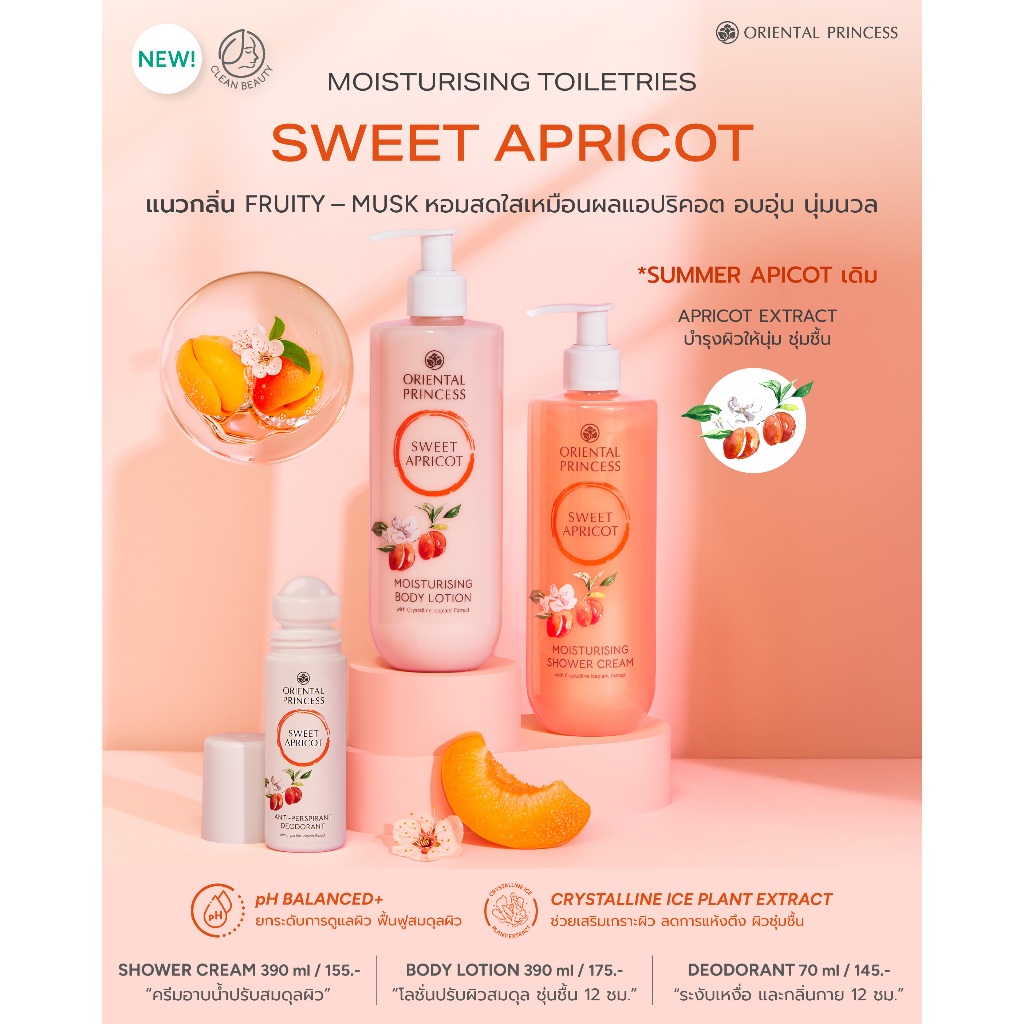 ภาพเพิ่มเติมของ ใหม่ ! Oriental Princess ครีมทาผิว Moisturising Body Lotion 390 ml