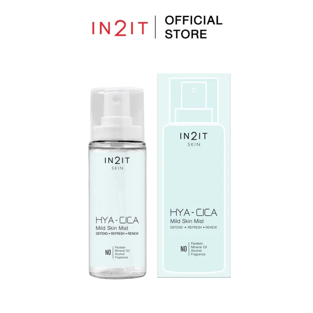 IN2IT Hya - Cica Mild Skin Mist - สเปรย์ล็อคเมคอัพ [MSF]