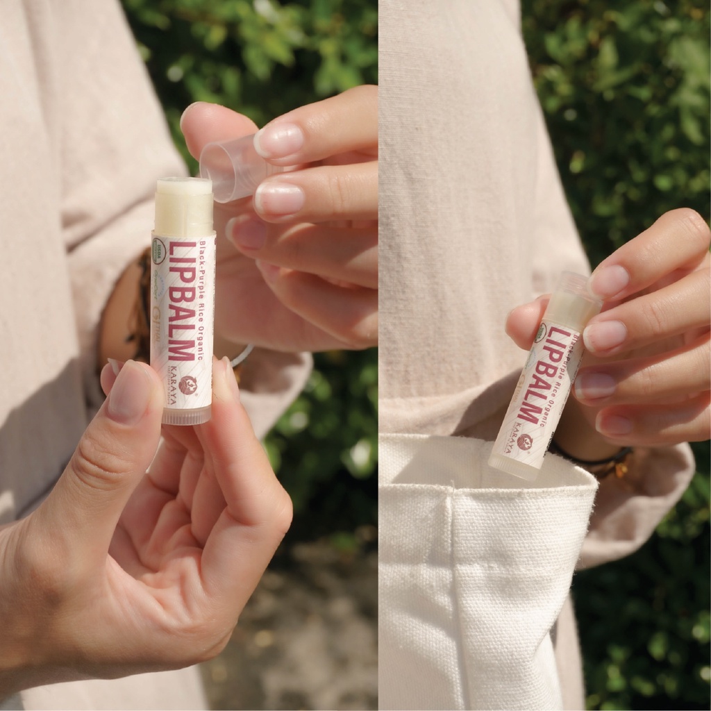 ภาพเพิ่มเติมของ ลิปมันข้าวก่ำออร์แกนิค Organic Lip Balm (black purple rice)