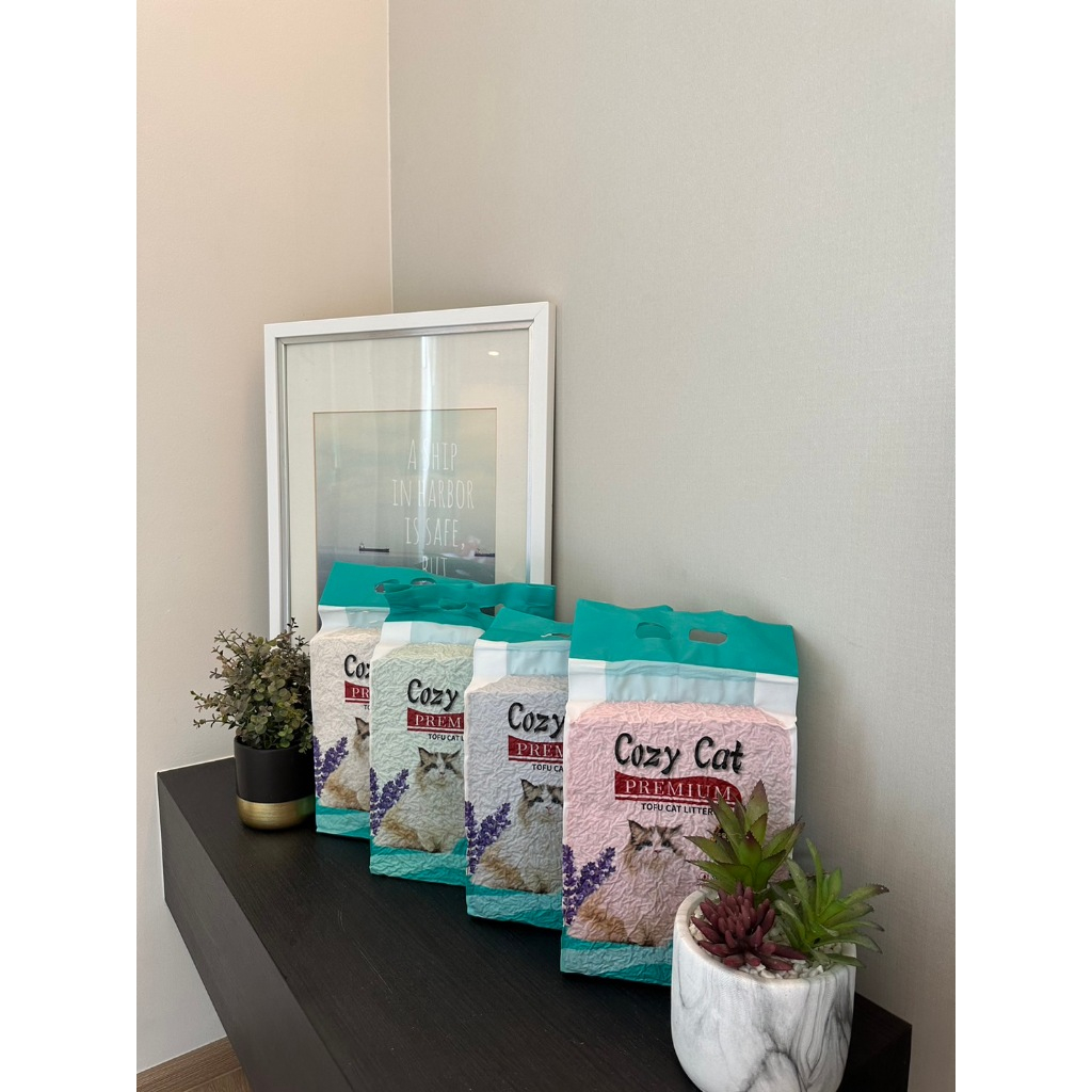 ภาพเพิ่มเติมของ กลิ่นใหม่มาแล้ว ลาเวนเดอร์ เลมอน จับตัวดี 6L(kg) ทรายเต้าหู้ล้วนย่อยสลายได้ กับทรายแบบผสม🔥!